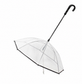 Rainy-Day Dome, Clear Dog Umbrella with Built-In Leash